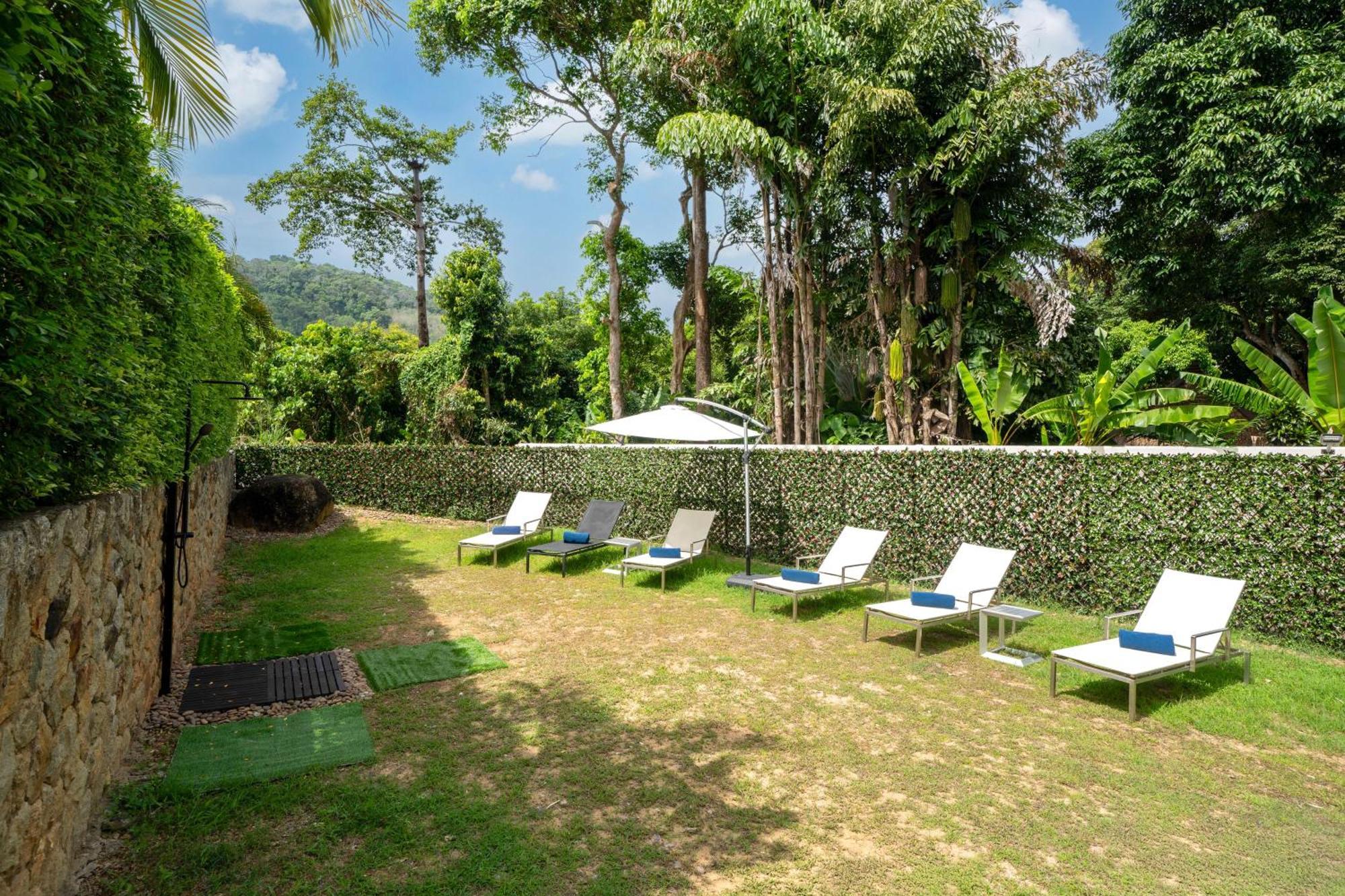Oxavia Garden Oasis In Nai Harn - Your Private Tropical Garden With 3 Cabins And Jacuzzi Rawai Экстерьер фото